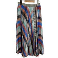 Sacai Plaid Jupe Plissé