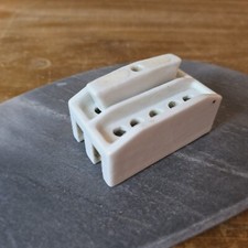 Ancien Porte Fusible en Porcelaine blanche 10A - 250V - BREVETE S.G.D.G Vintage