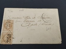 #019 FRANCE NAPOLEON 28 PAIRE SIR LETTRE CAD MARSEILLE A LYON AGDE CONVOYEUR