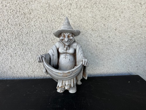 Figurine sorcière vide-poche