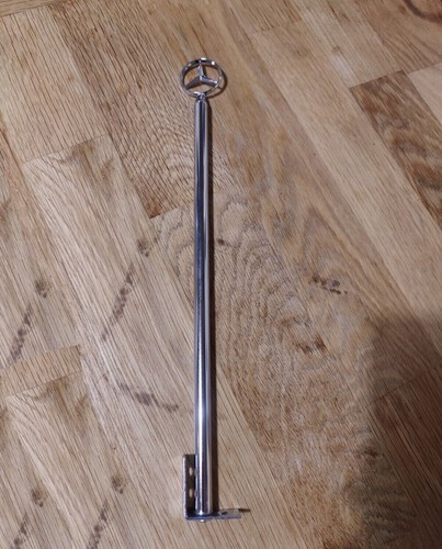 Pole flag chrome holder for - chrome,