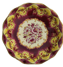 Grand Plat Creux Coupe à Fruits en Emaux De Longwy céramique vintage décoration