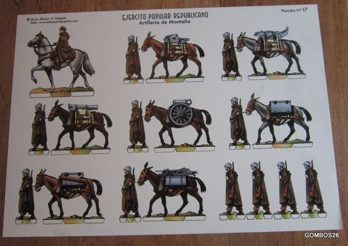Planche soldats decouper - planche,