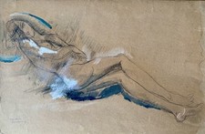 Dessin Ancien Femme Nue De