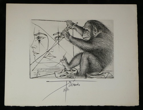 Gravure originale signée - gravure,