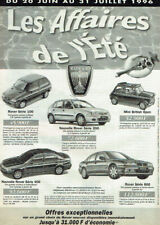 Publicité Advertising  820 1996  Rover  série 100 200  Mini British Open  400 60