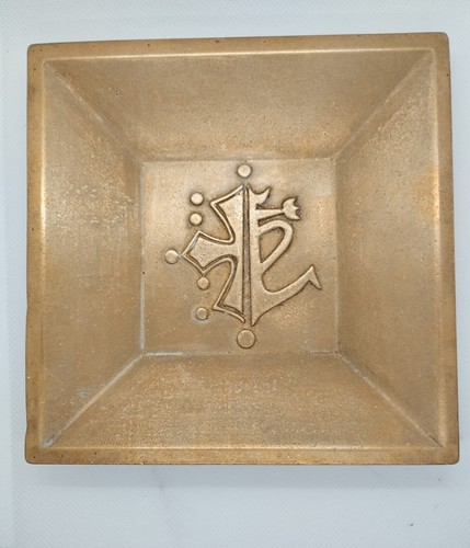 Cendrier vide poche - poche, bronze