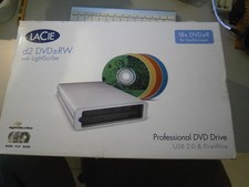 LACIE D2 Professional DVD RW USB 2.0 DVD Drive w/ LightScribe