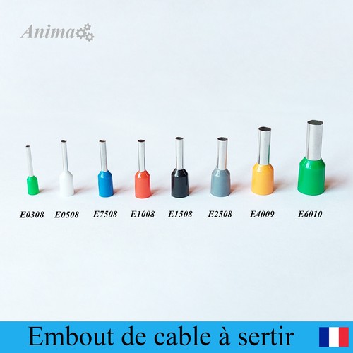 Embout câblage isolé - embout, de