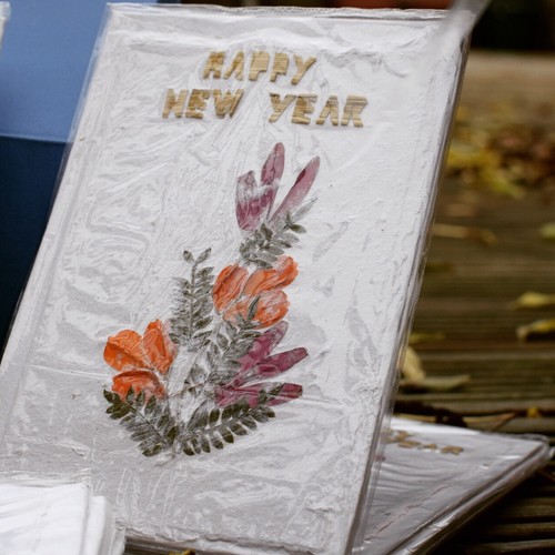 Cartes uniques bonne année - de,