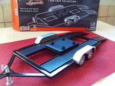 REMORQUE   Porte Voiture   double essieu      1/18   Boxed
