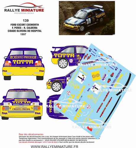 Decals ref 0139 escort - ref,