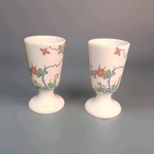 2 Mazagrans Tasses Porcelaine De Paris Décor Château De Condé Floral