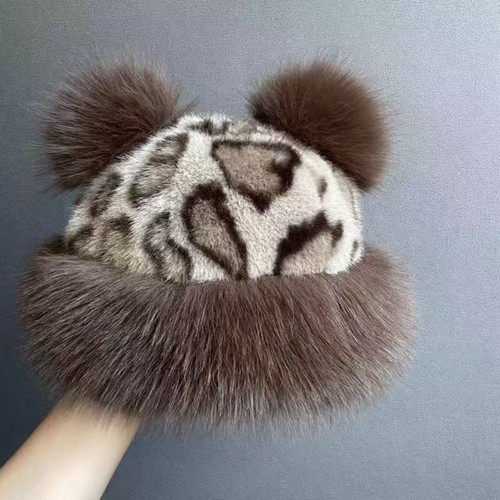Femme fausse fourrure bonnet - femme,