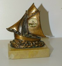 PRESSE PAPIER ART DECO VOILIER