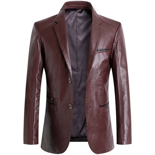 Blazer cuir pour homme - blazer,