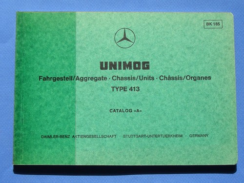 Mercedes benz unimog type 413 - unimog,