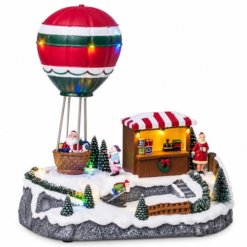 Village noël lumineux - noël,