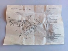 Vue Éclatée Notice REMINGTON Poudre Noire Revolver