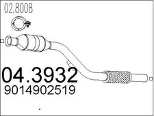 CATALYSEUR MERCEDES SPRINTER 3-T CAMION PLATE-FORME/CHâSSIS 313 CDI,311 CDI