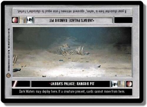 Jabba palace rancor - palace:, pit