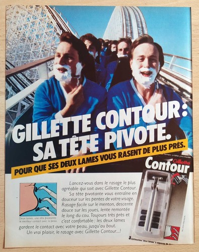 Publicité papier rasoir - papier,