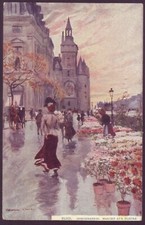 Postal Paris - Peinture 1910