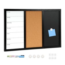 Tableau magnétique combiné 60×90cm, tableau magnétique, tableau blanc, tablea...