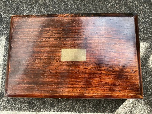 Beau coffret acajou ancien - en,