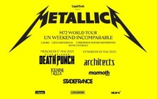 Pack 2 jours Concerts Metallica Paris Stade de France 17 et 19 Mai 2023 Pelouse