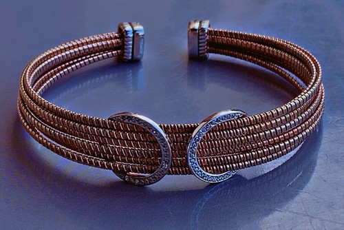 Vermeil bracelet sur argent - vermeil,