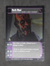 Star Wars Trading Card - 7 Darth Maul édition Promotion Anglais
