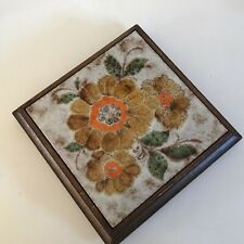 ? Ancien Dessous De Plat Musical Bois Et Faïence West Side Story Vintage