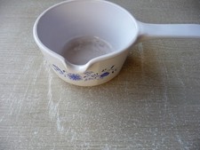 CASSEROLE CORNING FRANCE BLANCHE diametre 14 cm