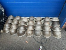 Original WW2 Britannique / Canadien Armée Mk3 Hi-Rivet Tortue Combat Casque