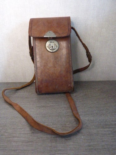 Sacoche ancienne cuir pour - sacoche, en