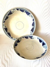 🌟 2 PLATS ronds creux en