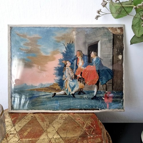 Tableau xviiiè fixé - xviiiè,