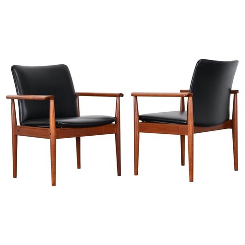 Finn juhl pair - juhl, teak