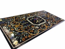 122cm x 61cm Marbre Noir Table
