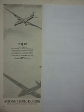 1960'S PUB AVIONS HUREL-DUBOIS MEUDON HD 32 AIRCRAFT FLUGZEUG ORIGINAL FRENCH AD