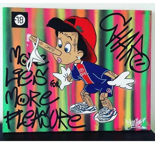 Tableau toile pinocchio - ,