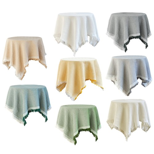 Nappe ronde coton pour lin