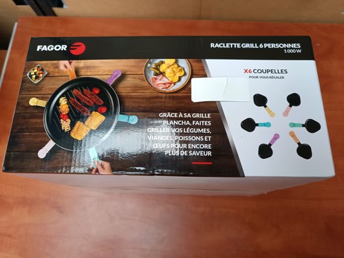 Fagor raclette grill - raclette, 6