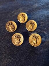 1970, 5 ANCIENS BOUTONS EN