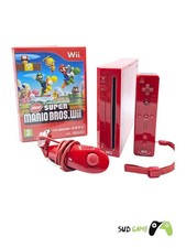 Nintendo Wii Rouge # Pack Mario Bros 25th anniversaire #