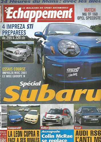 Echappement 419 spec - n°419,