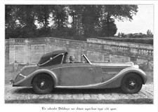 *** Cabriolet Delahaye type 135 Sport *** 1936 - photogravure (22 x 16) // a321