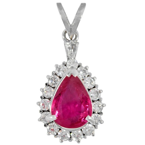 Pendentif charm rubis - pendentif,
