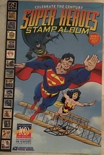 Super Heroes Stamp Album Book